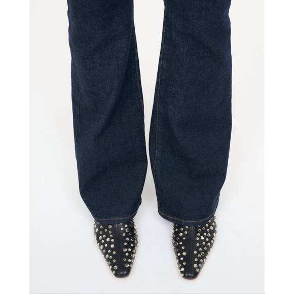 NEW STAUD women's wally flat ankle boot in black - Picture 5 of 7